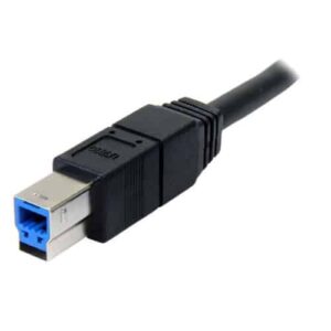 StarTech.com Cable USB 3.0 SuperSpeed Negro de 3 metros – A Macho a B Macho