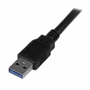 StarTech.com Cable USB 3.0 SuperSpeed Negro de 3 metros – A Macho a B Macho