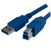 StarTech.com Cable USB 3.0 SuperSpeed de 1 metro - A Macho a B Macho StarTech.com Cable USB 3.0 SuperSpeed de 1 metro – A Macho a B Macho