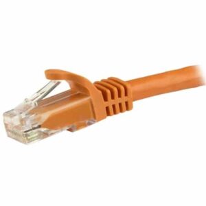 StarTech.com Cable de Red Ethernet Cat6 Sin Enganche de 5m Naranja - Cable Patch Snagless RJ45 UTP StarTech.com Cable de Red Ethernet Cat6 Sin Enganche de 5m Naranja – Cable Patch Snagless RJ45 UTP