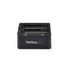 StarTech.com Docking Station de 2 Bahías USB 3.0 a SATA - Base de Acoplamiento USB de Discos Duros SSD SATA I/II/III de 2,5/3,5" - de Intercambio en Caliente - Carga Superior 5