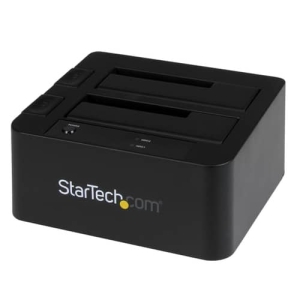 StarTech.com Docking Station eSATA USB 3.0 con UASP de 2 Bahías para Disco Duro o SSD SATA de 2