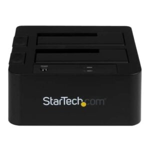 StarTech.com Docking Station eSATA USB 3.0 con UASP de 2 Bahías para Disco Duro o SSD SATA de 2,5 o 3,5 Pulgadas 5 o 3