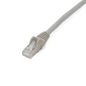 StarTech.com Cable de 2m Gris de Red Gigabit Cat6 Ethernet RJ45 sin Enganche – Snagless