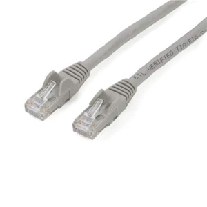 StarTech.com Cable de 2m Gris de Red Gigabit Cat6 Ethernet RJ45 sin Enganche – Snagless