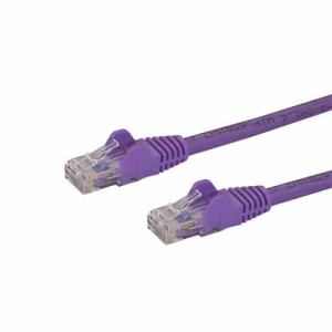 StarTech.com Cable de 2m Púrpura de Red Gigabit Cat6 Ethernet RJ45 sin Enganche – Snagless