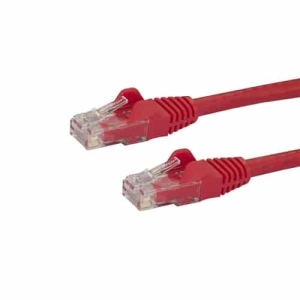 StarTech.com Cable de 2m Rojo de Red Gigabit Cat6 Ethernet RJ45 sin Enganche – Snagless