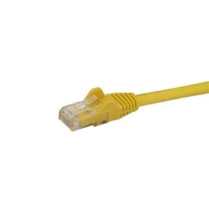 StarTech.com Cable de 2m Amarillo de Red Gigabit Cat6 Ethernet RJ45 sin Enganche – Snagless