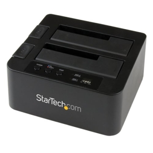 StarTech.com Base USB 3.0 y eSATA Copiadora de Unidades de Disco SATA - Clonador Autónomo SATA de 6Gbps para Copiado de Alta Velocidad