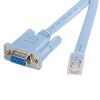 StarTech.com Cable 1,8m para Gestión de Router Consola Cisco RJ45 a Serie DB9 – Rollover – Macho a Hembra