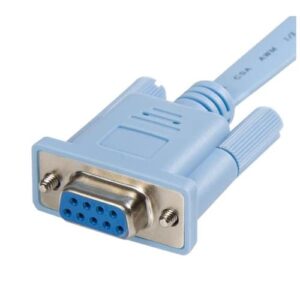 StarTech.com Cable 1,8m para Gestión de Router Consola Cisco RJ45 a Serie DB9 – Rollover – Macho a Hembra