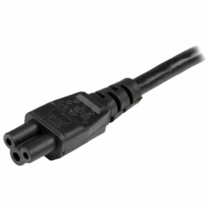 StarTech.com Cable de 1m de Alimentación para Portátiles, Enchufe UE a C5, 2,5A 250V, 18AWG, Cable de Repuesto para Cargador, Cable Hoja de Trébol Mickey Mouse, Cable para Europa, UL StarTech.com Cable de 1m de Alimentación para Portátiles, Enchufe UE a C5, 2,5A 250V, 18AWG, Cable de Repuesto para Cargador, Cable Hoja de Trébol Mickey Mouse, Cable para Europa, UL