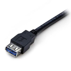 StarTech.com Cable USB 3.0 de 2m Extensor Alargador - USB A Macho a Hembra StarTech.com Cable USB 3.0 de 2m Extensor Alargador – USB A Macho a Hembra