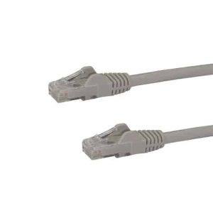 StarTech.com Cable de 10m Gris de Red Gigabit Cat6 Ethernet RJ45 sin Enganche – Snagless