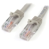 StarTech.com Cable de 2m Gris de Red Fast Ethernet Cat5e RJ45 sin Enganche – Cable Patch Snagless