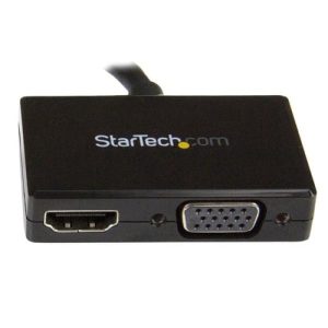 StarTech.com Adaptador DP de Audio/Vídeo para Viajes – Conversor DisplayPort a HDMI o VGA – 1920×1200 1080p