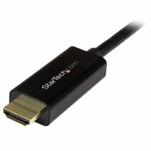 StarTech.com Cable Conversor DisplayPort a HDMI de 2m – Color Negro – Ultra HD 4K