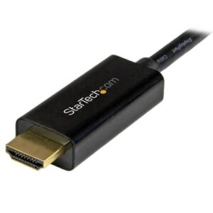 StarTech.com Cable Conversor Mini DisplayPort a HDMI de 1m - Color Negro - Ultra HD 4K StarTech.com Cable Conversor Mini DisplayPort a HDMI de 1m – Color Negro – Ultra HD 4K