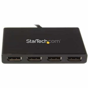 StarTech.com Splitter Multiplicador DP a 4 puertos DisplayPort – Hub MST