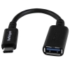 StarTech.com Cable Adaptador USB-C a USB-A - M/H - 15 cm - Certificado USB-IF