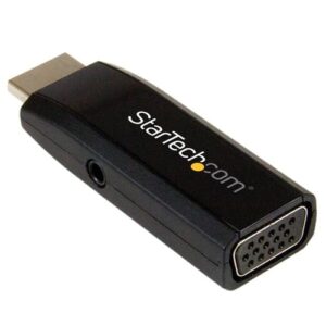 StarTech.com Adaptador compacto de vídeo HDMI a VGA con audio