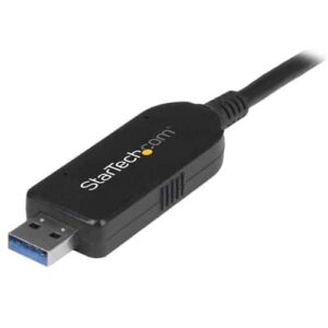 StarTech.com Cable de Transferencia de Datos USB 3.0 para ordenadores Mac y Windows – PC a PC