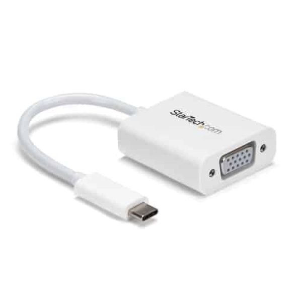 StarTech.com Adaptador USB-C a VGA – Blanco