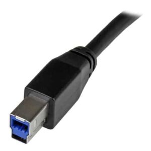 StarTech.com Cable Activo USB 3.0 SuperSpeed de 10 metros - A Macho a B Macho StarTech.com Cable Activo USB 3.0 SuperSpeed de 10 metros – A Macho a B Macho