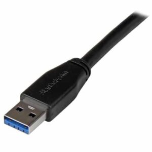 StarTech.com Cable Activo USB 3.0 SuperSpeed de 5 metros – A Macho a B Macho