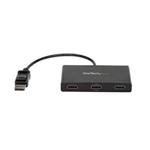 StarTech.com Splitter Multiplicador DisplayPort a 3 puertos HDMI – Hub MST DP 1.2