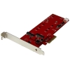 StarTech.com Tarjeta Controladora M.2 PCI Express para 2 SSD