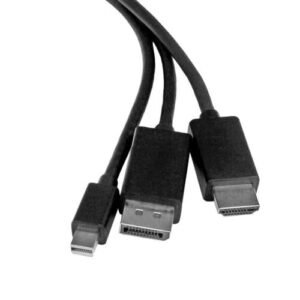StarTech.com Cable Conversor HDMI, DisplayPort o Mini DisplayPort a HDMI de 2m – Adaptador DP y Mini DP
