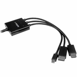 StarTech.com Cable Conversor HDMI, DisplayPort o Mini DisplayPort a HDMI de 2m – Adaptador DP y Mini DP