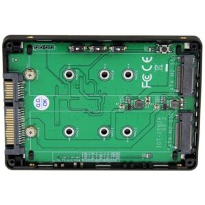 StarTech.com Adaptador Doble M.2 NGFF a SATA con RAID