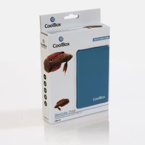 CoolBox SlimColor 2543 Carcasa de disco duro/SSD Azul 2.5″