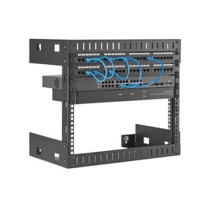 StarTech.com Rack de Acero Horizontal de Marco Abierto – 8U de 12 Pulgadas de Profundidad