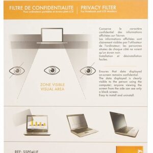 Urban Factory SSP04UF filtro para monitor Filtro de privacidad para pantallas sin marco 35,8 cm (14.1″)