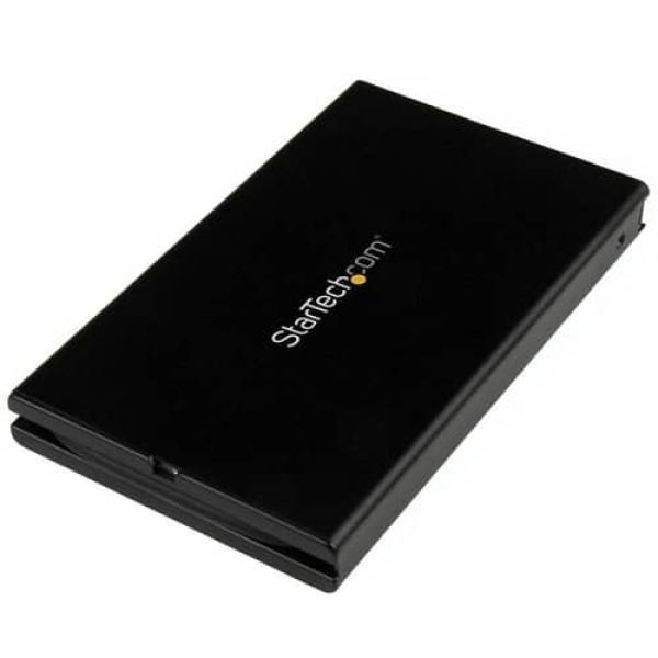 StarTech.com Caja USB 3.1 (10Gbps) con Cable USB-C Integrado para Unidades SATA de DD/SSD de 2,5″