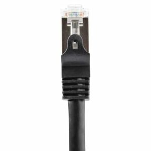 StarTech.com N6SPAT1MBK cable de red Negro 1 m Cat6 SF/UTP (S-FTP)