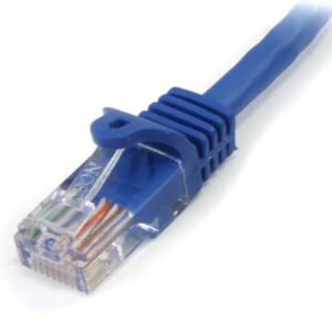 StarTech.com 45PAT5MBL cable de red Azul 5 m Cat5e U/UTP (UTP)