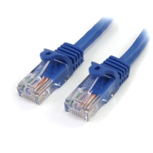 StarTech.com 45PAT5MBL cable de red Azul 5 m Cat5e U/UTP (UTP)