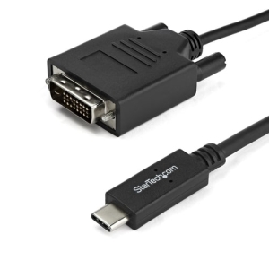 StarTech.com Cable de 1m USB-C a DVI – 1920 x 1200 – Negro