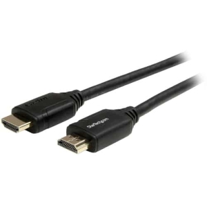 StarTech.com Cable de 2m HDMI 2.0 Certificado Premium con Ethernet – HDMI de Alta Velocidad Ultra HD de 4K a 60Hz HDR10 – para Monitores o TV UHD