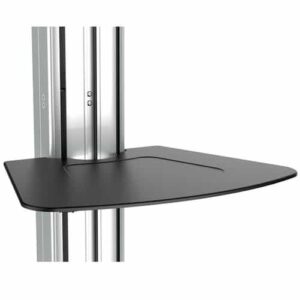 StarTech.com Carro de Transporte para Televisor de 32 a 70 Pulgadas – Carrito AV Móvil Mesa Rodante para TV VESA con Ajuste de un Toque