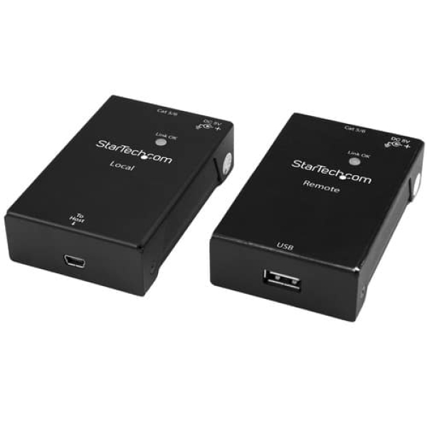 StarTech.com Extensor Alargador de 1 Puerto USB 2.0 por Cable Cat5 o Cat6 – 50m