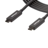 StarTech.com Cable de 2m Thunderbolt 3 USB C (40 Gbps) - Cable Compatible con Thunderbolt y USB StarTech.com Cable de 2m Thunderbolt 3 USB C (40 Gbps) - Cable Compatible con Thunderbolt y USB