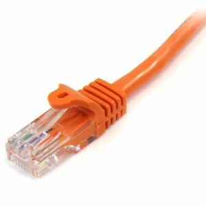 StarTech.com Cable de Red de 5m Naranja Cat5e Ethernet RJ45 sin Enganches
