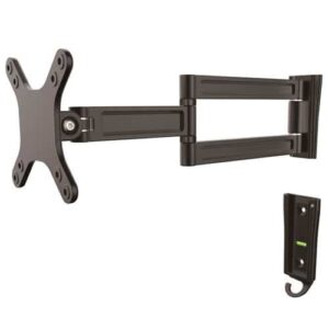 StarTech.com Soporte de pared de doble giro para monitor – Montura VESA para Pantallas de hasta 27 Pulgadas