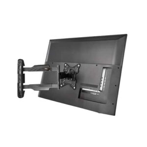 StarTech.com Soporte de Pared para TV de Movimiento Completo – Pantallas VESA de 32″-55″ (35kg) – Soporte Universal para Pantalla Plana de Perfil Bajo – Brazo Articulado Resistente Ajustable en Inclinación/Giro
