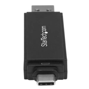 StarTech.com Lector Grabador USB 3.0 USB-C Tipo C y USB-A de Tarjetas de Memoria Flash SD Micro SD Alimentado por USB StarTech.com Lector Grabador USB 3.0 USB-C Tipo C y USB-A de Tarjetas de Memoria Flash SD Micro SD Alimentado por USB